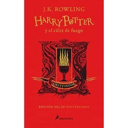 Harry Potter y el cáliz de fuego edición 20° aniversario. Gryffindor