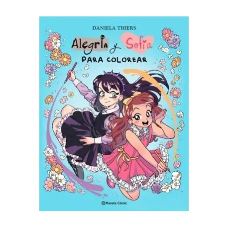 Alegría y Sofía para colorear