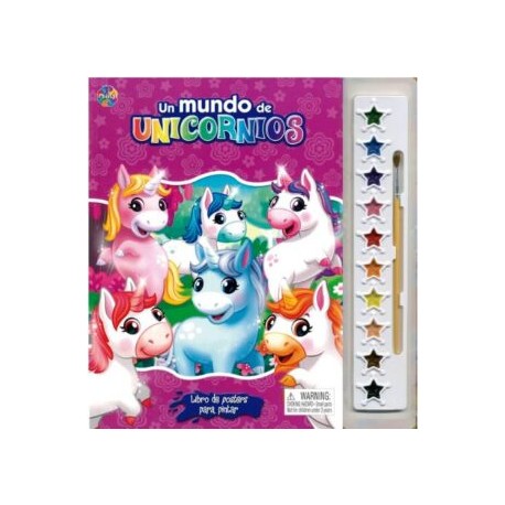Unicorns poster paint