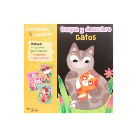 Raspa y descubre - Gatos